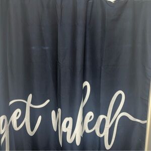 Elegant black and White Shower Curtain